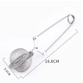 Miniatyrbillede 2 af 5: Te-kugle, 5 stk. te-tænger i rustfrit stål, kugleformet te-infuser, finmasket si-tang, te-infuser, til løs te og krydderier Ø