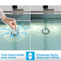 Miniatyrbillede 3 af 4: Køkkenvask Si - Universal Pop-Up Kurvstopper i Rustfrit Stål, Tåler Opvaskemaskine, Anti-Tilstopning, Anti-Overløb - 80mm