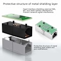 Miniatyrbillede 3 af 5: RJ45-kobling, netværkskobling, Ethernet-stik, afskærmet inline-kobling til Cat7/Cat6/Cat5e/Cat5 Ethernet-kabelforlængelsesstik - hun