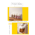 Miniatyrbild 5 av 5: Damtofflor Memory Foam Fluffig Mjuk Varm Slip On House Tofflor, Ant