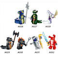 Miniatyrbillede 1 af 4: 7 typer af små partikelspøgelser og byggeklodser minifigurer