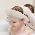 Miniatyrbilde 4 av 4: Baby Dusjhette Beskyttelse, Badehette Badehatt Bade Sikker Silikon Beskyttelse