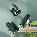 Miniatyrbilde 3 av 4: Utskiftbar håndholdt dusjholder 360° Rotasjonssugkopp Dusjholder Stor Adsorpsjonssugkopp Dusjholder (Sugkoppbase)