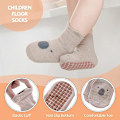 Miniatyrbilde 5 av 5: 5 par med sklisikre sokker for småbarn med grep, babysokker for barn, jenter, gutter, M for 1-3 år, beige, blå, kaffe, kaki, rosa