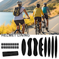 Miniatyrbild 3 av 5: Universella Ersättningsskumdynor för Cykelhjälm, Cykelhjälmsdynor, Cykelhjälmstillbehör, Ersättningsskum för Hjälm, Cykelhjälmsöverdrag (B