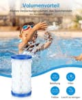Miniatyrbillede 2 af 5: Pakke med 5 filterpatroner til swimmingpool - Spa-filter - til Intex Bestway