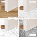 Miniatyrbilde 3 av 5: Dørstoppere - Selvklebende dørstopper i tre for gulv og parkett - Selvklebende dørstopper - Dørstopper (Sapele)
