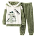 Miniatyrbild 1 av 5: Loungewear Par Pyjamasset Kvinnor Män Vinter Tjocka Pyjamas Sömn