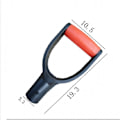 Miniatyrbilde 2 av 5: 1 stk skuffehåndtak, innerdiameter 32mm erstatning D-håndtak for skuffespade