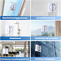 Miniatyrbild 3 av 5: Rengöringsdynor, Tvättbar Mikrofiberduk, för Ecovacs Winbot W1 / W1 Pro / W2 / W2 Omni Fönsterputsarrobotar - För Fönsterputsning Ro