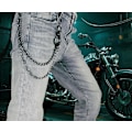 Miniatyrbillede 4 af 5: Unisex Punk Kæder til Bukser, Kraftige Bæltekæder Hip Hop Bukser Jeans Kæde til Pung Nøgler