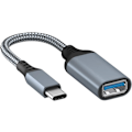 Pikkukuva 1 / 5: USB-C - USB Naaras OTG-sovitin - 5 Gbps siirto - USB-C - USB-sovitin iPhone 16 15, iPad, MacBook Pro/Air, Samsung Galaxy S25/S24/S23/S22/S21