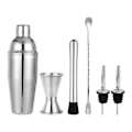 Pikkukuva 1 / 4: Cocktail Shaker Set - Ruostumaton teräs hopea 6 osaa