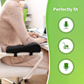 Miniatyrbilde 3 av 3: Par Stol Armlener Ergonomiske Puter Albuepute Trykkavlastning Kontorstol Gamingstol Armlene med Memory Foam Armlener