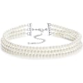 Miniatyrbilde 1 av 5: Rundt imitert perle choker halskjede Multi Strands Choker 20s Flapper
