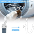Miniatyrbillede 3 af 5: Adapter til vaskemaskineafløb og opvaskemaskineafløbsslange med udløb til slange Ø40 mm og indløb Ø18-23 mm - Sæt indeholder 1 stk. metalspændebånd Ø