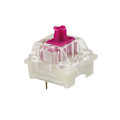 Miniatyrbild 1 av 5: Silient Pink tangentbordsbrytare, Taktil RGB LED 55gf Black-Plated Spr