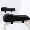 Miniatyrbilde 1 av 3: Par Stol Armlener Ergonomiske Puter Albuepute Trykkavlastning Kontorstol Gamingstol Armlene med Memory Foam Armlener