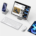 Miniatyrbillede 2 af 5: Tablet Stand, Justerbar Tablet Holder - Desktop Stand Dock Holder Kompatibel
