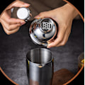 Pikkukuva 4 / 4: Cocktail Shaker Set - Ruostumaton teräs hopea 6 osaa