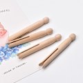 Pikkukuva 5 / 5: 10 kpl Luovia luovia Uritettuja puutikkuja DIY-askartelu Puulelut Min