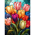 Miniatyrbild 1 av 4: 5D Blomster Diamantkonst Kit för Vuxna Nybörjare Ädelstenskonst Full Borr Diamantprickar Tulpan Konst för Vuxna Hem Väggdekor Gåvor 30x40cm