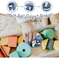 Miniatyrbild 5 av 5: Spår Flipperspel Finger Spinner, Unika Fidgetleksaker Orbit Ball Toy, Finger Fidget Spinner Cube, Nyhet Pärlor Spår Infinity Cube Stress Relief Balls,  (Grön)
