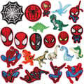 20 dinosaurie Spider-Man broderilappar