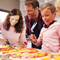 Miniatyrbilde 3 av 5: Pizzasaks, Pizzakutter Pizzakutter Rustfritt Stål Pizzakutter, Multifunksjonell Kjøkkensaks for Kutting av Pizza, Pasta og Paier