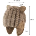 Miniatyrbillede 2 af 4: Kvindernes søde øre fluffy trapper trooper hat faux fur russisk bomber hat