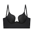 Miniatyrbillede 1 af 4: Womens Low Back Bra Wire Lifting Deep U Shaped Plunge Backless Bra