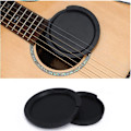 Miniatyrbild 3 av 4: 2-pack gummi akustisk gitarr ljudhål lock feedback reducer buff