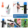 Miniatyrbillede 3 af 5: 20 stk. justerbar drypvandingssprinkler, 360 graders 8-huls mikro drypvandingssprinkler
