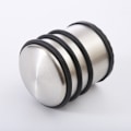 Miniatyrbilde 2 av 3: Sett med 1 dørstopper - Solid & Praktisk - i rustfritt stål (sølv)