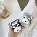 Miniatyrbilde 3 av 4: Schnauzer Puppy Soft Silicone Headphone Protector, Gray