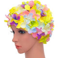Miniatyrbillede 1 af 5: Retro Vintage Blomsterblade Badehætter til Kvinder