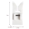 Miniatyrbilde 2 av 4: 1 x Universal Teflon Zigzag Non-Stick Trykkfot, Passer De Fleste Lave Skaft Husholdningssymaskiner
