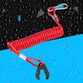 Miniatyrbild 3 av 4: Båt Dödmansgrepp, Dödmansgrepp för Utombordsmotor, Huvud Dödmansgrepp Snodd, Nödstopp Tändnings Dödmansgrepp för Utombordsmotor