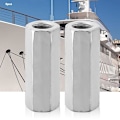 Miniatyrbilde 4 av 5: 5 stk M12 Lang Hex Shank Mutterhylse Mutter Threaded Spacers Festemidler Skrue Zin