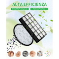 Miniatyrbilde 5 av 5: Filterpakke RO72xx for Rowenta X-Trem Power Cyclonic RO7212EA RO7236EA RO7262EA RO7260EA Støvsugerfilter for Rowenta Silence Force Cyclonic ZR