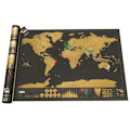 Pikkukuva 1 / 4: Luckies of London | Raaputettava maailmankartta Deluxe Travel Size | Mini Travel Map matkojen seuraamiseen