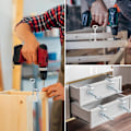 Miniatyrbild 5 av 5: Pieces Kraftiga C-Klämmor, C-Klämma, Justerbar C-Klämma, Kraftig C-Klämma Träbearbetningsfixtur, Snickarklämma, Takfönsterklämma för Träbearbetning, Päls