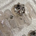 Miniatyrbilde 4 av 5: 10 stk hjerteformet metalllegering rhinestone neglepynt fargerik 3d neglekunst sjarm hjerte skinnende neglekrystall diamanter
