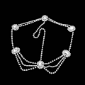 Miniatyrbilde 1 av 4: Krystall brudeslør hodeplagg brud hodeplagg dusk rhinestone pannebånd H