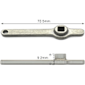 Miniatyrbilde 2 av 5: Universal radiatornøkkel 5 mm, rustfritt stål
