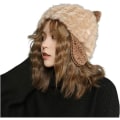 Miniatyrbillede 1 af 4: Kvindernes søde øre fluffy trapper trooper hat faux fur russisk bomber hat