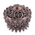 Pikkukuva 1 / 2: Suitsukkeenpoltin, Vintage Lotus Shape Alloy Suitsukkeenkartio Poltin, Backflo
