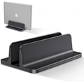 Miniatyrbillede 1 af 5: Vertikal bærbar computer stand, justerbart aluminiums skrivebord til Macbook Pro/air, ipad,sur