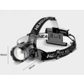 Miniatyrbilde 2 av 5: USB-C oppladbar LED-hodelykt, ultra kraftig 90 000 lumen 4 moduser hodelykt
