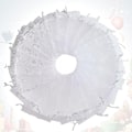Miniatyrbillede 2 af 5: Hvide Organza Gaveposer - 100 stk. Bryllupssmykkeposer - 5x7 cm Gennemsigtige Netposer Perfekte Til Bryllup, Jul, Fødselsdag, Jubilæum